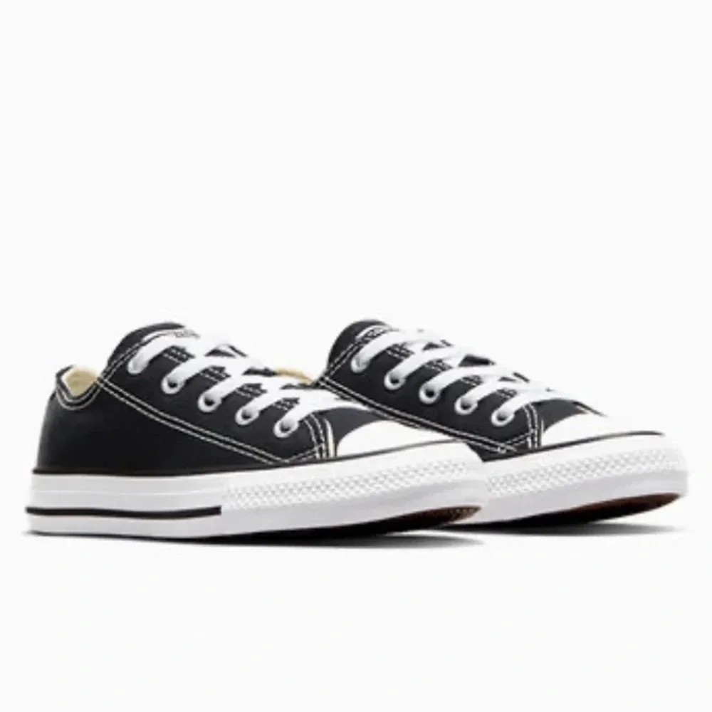 Converse Chuck Taylor All Star Lo Sneaker - Little Kid Black Youth Lace Up Shoes